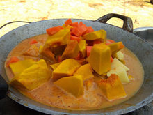 Vegan pumpkin curry